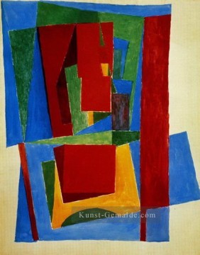  sitzen - Frau sitzen dans un fauteuil 1909 kubist Pablo Picasso